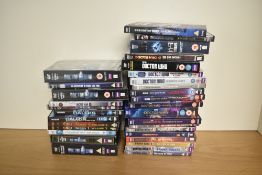 A collection of BBC DVD Doctor Who Sets, mixed Logo's, 30 sets or individual discs, most unopened