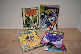 A collection of Comics, Marvel MadHouse No 1, No 2, No 3 and No 13, Hawkeye No 2, No 3 & no 4, Judge