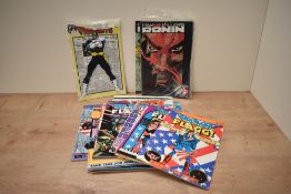 Four DC Comics, Frank Millers Ronin book 1,2 & 4 and Special First Issue Vigilante along with