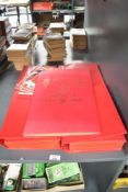A collection of Arsenal FC Football Programmes 1990's onwards in folders along with a Arsenal FC
