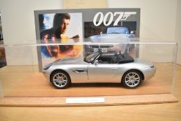 A Kyosho 1:12 scale Die-cast, The James Bond 007 BMW Z8, in original packaging, box and plastic