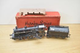 An 0 gauge possible Bing clockwork & tinplate 4-4-0 Loco & Tender in LNWR livery with number 2663 i