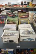 Six Polistil Die-casts, Alpine Renault, Volvo Polis, Volvo 164E, Mini Cooper 1300, Land Rover