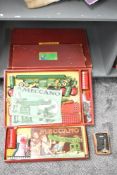 Two Vintage Meccano sets, 8 & 8A complete with instruction manuals, includes No 1 Clockwork Motor,