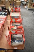 Seven Polistill 1:25 Scale models, S712 Porsche 911 Gitanes, S49 Land Rover Station Wagon, S706