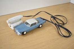 A AMT Inc Birmingham Mich tin plate and plastic Studebaker Commander Remote Control Car blue and