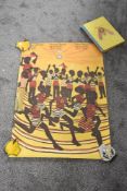 An original 1972 Munich Olympics Poster printed by OrganisationsKomitee Fur die Spiele der XX,