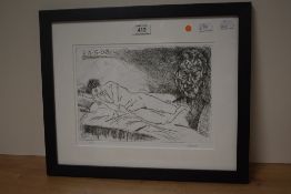 *Local Interest - After Tom Dearden (1942-2020, British), print, An interesting life study