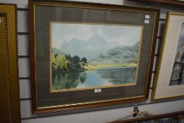 *Local Interest - After William Heaton Cooper (1903-1995, British), coloured print, 'Blea Tarn',
