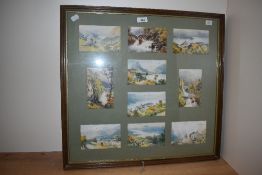 After George & Ashley Abraham (19th/20th Century), photographic prints, Two montages of 'The English