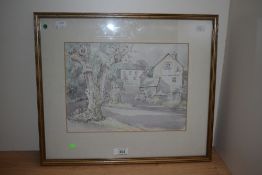 *Local Interest - J.D. Pearce (20th Century), watercolours, Two illustrations of Leighton Moss and a