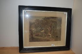 After George Morland (British 1763-1804) a 19th century coloured engraving by E Scott, entitled Boys