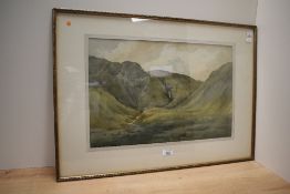 20th Century British School attributed to John Harold Bruce-Lockhart, watercolour, a remote