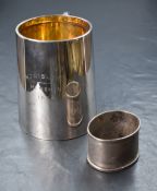 A George V silver cup, of traditional form engraved 'Entwisle Cup Memento 1934', marks for
