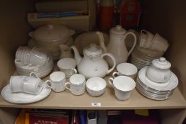 A Royal Doulton 'Carnation' part dinner/tea service, comprising sixty three pieces approximately.