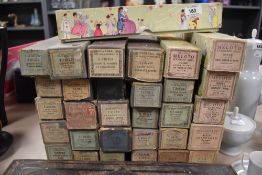A large assortment of vintage pianola rolls, including Meloto, comprising titles 'Third Dream of