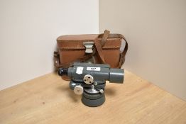 A Watt's of London theodolite with original carrying case.
