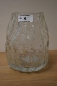 A mid-20th Century Continental art glass vase, possibly by the German Ingrid Glass company, having a