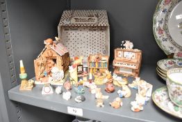 A collection of Bronze Age Limited 'Home Collection' colour box miniatures, various animal figures