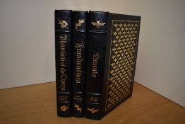 The Easton Press. Gothic/Horror Novels. Collector's Editions. Three titles: Dracula (1965);