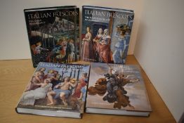 Art History. Four volumes from the Italian Frescoes series by Abbeville Press, New York. Titles as
