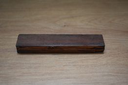 A wood and copper SWAN pen printing block