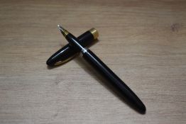 A Sheaffer Touchdown fill fountain pen in black no white spot having Sheaffer Australia nib