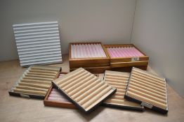 A selection of pen display trays ideal for fairs etc
