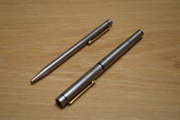A Sheaffer Targa 1001 GT Classic cartridge converter fill fountain pen and ballpoint pen in