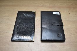 A Parker card wallet and Parker Duofold wallet