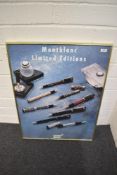 A Montblanc Limited Edition framed poster