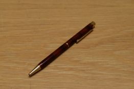 A Sheaffer Targa 1031 Classic ballpoint pen in laque ruby red