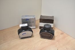 Two boxed bottles of Cross Fountain pen ink