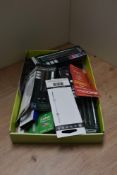 A tray of various ballpoint pen refills including Montblanc, Parker, Cross etc