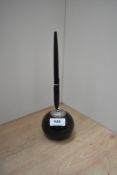 A bubble glass desk ink pen stand