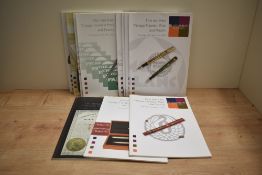 Eleven Bloomsbury Auctions Fine Rare Vintage Fountain pens and Pencils catalogues