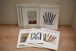 Fifeteen Bonhams of Chelsea Fountain pen auction catalogues