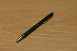 A Sheaffer Targa 1038 Classic ballpoint pen in laque green ronce