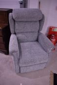 A modern electric recliner chair, in as new condition