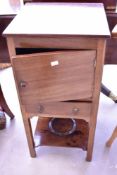 A 19th Century mahogany pot cupboard