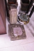 A sundial and stand