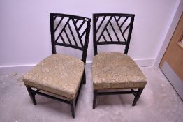 A pair of 19th Century Edward William Godwin (probably for William Watt) ebonised Anglo-Japanese