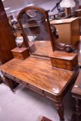 A 19th Century mahogany Gillows style dressing table, approx. width 136cm