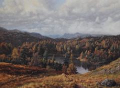 *Local Interest - After Keith Melling (Contemporary, British), coloured print, Tarn Hows, Lake