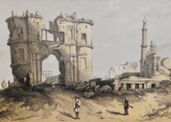 A selection of unframed Victorian prints relating to the 19th Century Indian Rebellion, within