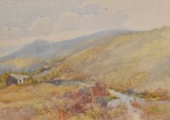M.Shotton (19th/20th Century), watercolour, 'Dartmoor in Spring', signed to the lower left,