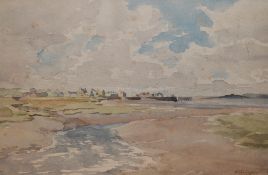 William Cartledge (1891-1976, British), watercolour, A coastal landscape, signed and dated 1926 to
