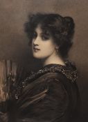 After Sir Luke Fildes (1843-1927, British), engraving, 'Sylvia', signed in pencil to the corner,