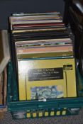 A selection of vintage LP records, to include Bruckner 'Symphony No.7 in E Major', Beethoven: