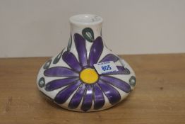 A mid-20th Century West German Schramberg 'Corso' vase, of squat form and decorated with stylised